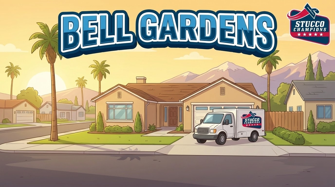 Stucco Repair in Bell Gardens, CA