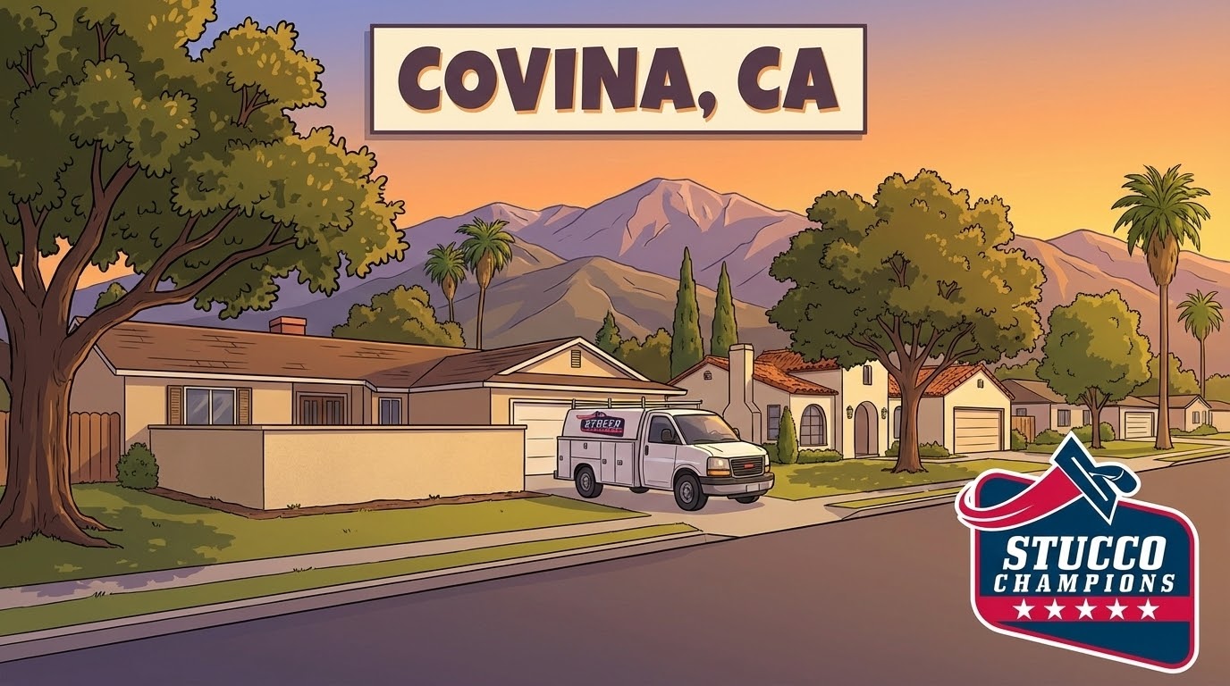 Stucco Repair in Covina, CA