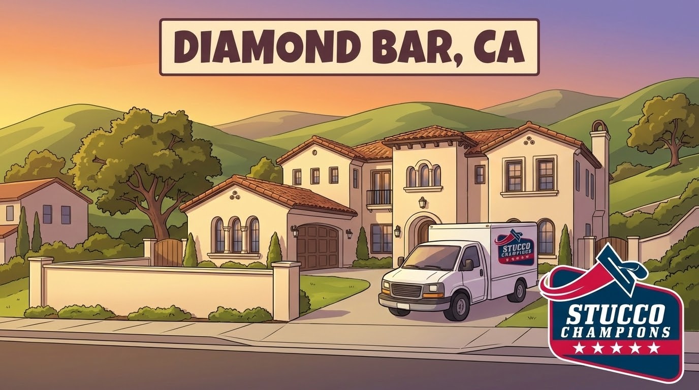 Stucco Repair in Diamond Bar, CA