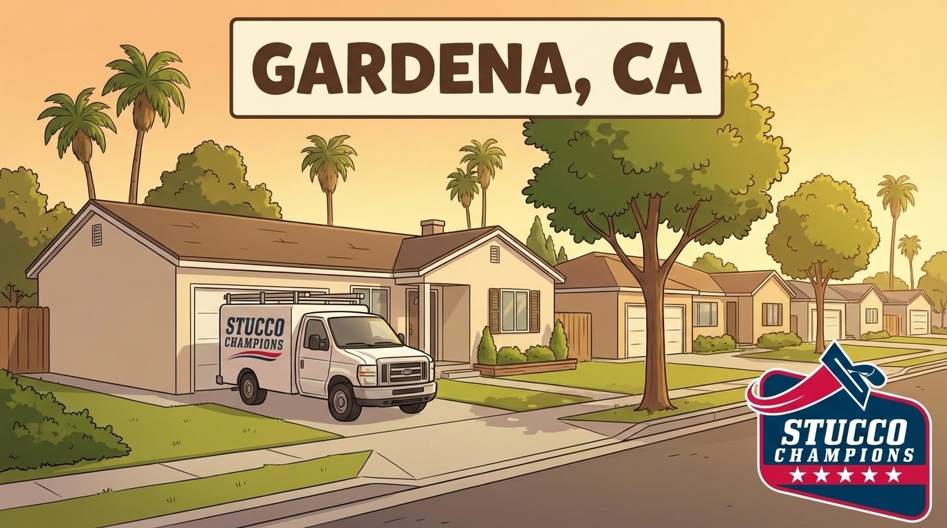Stucco Repair in Gardena, CA