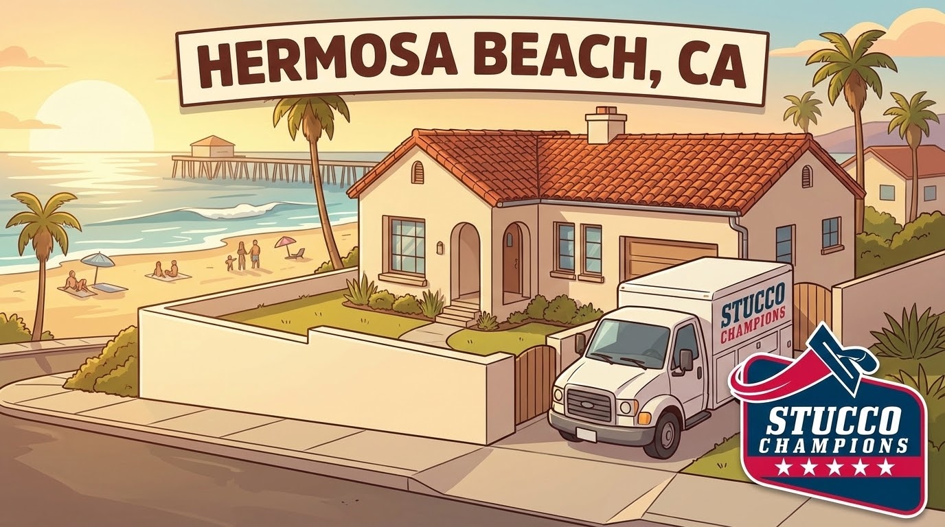 Stucco Repair in Hermosa Beach, CA