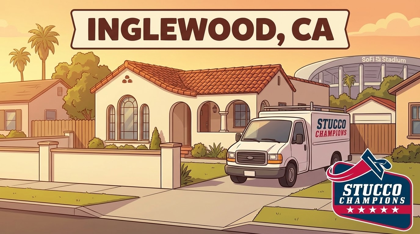Stucco Repair in Inglewood, CA