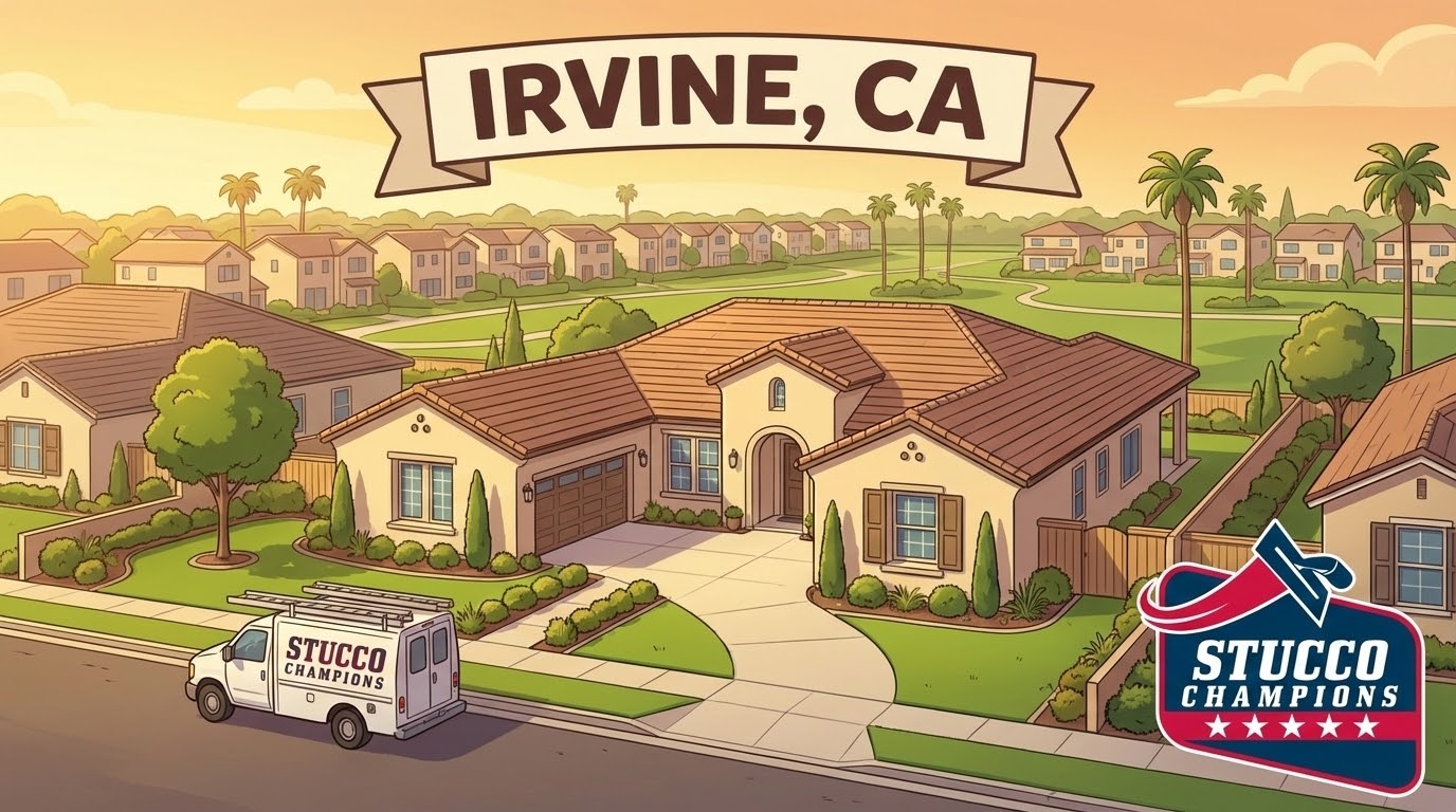 Stucco Repair in Irvine, CA