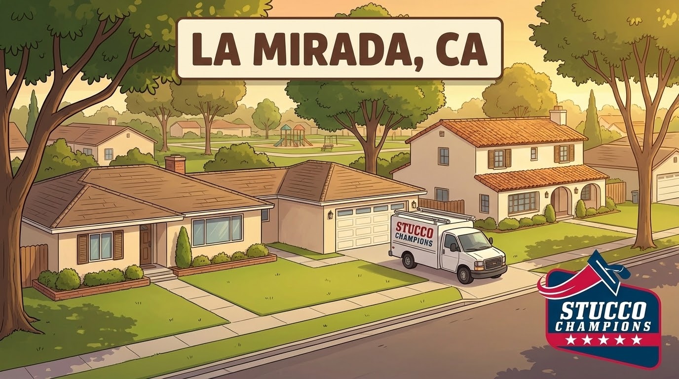 Stucco Repair in La Mirada, CA