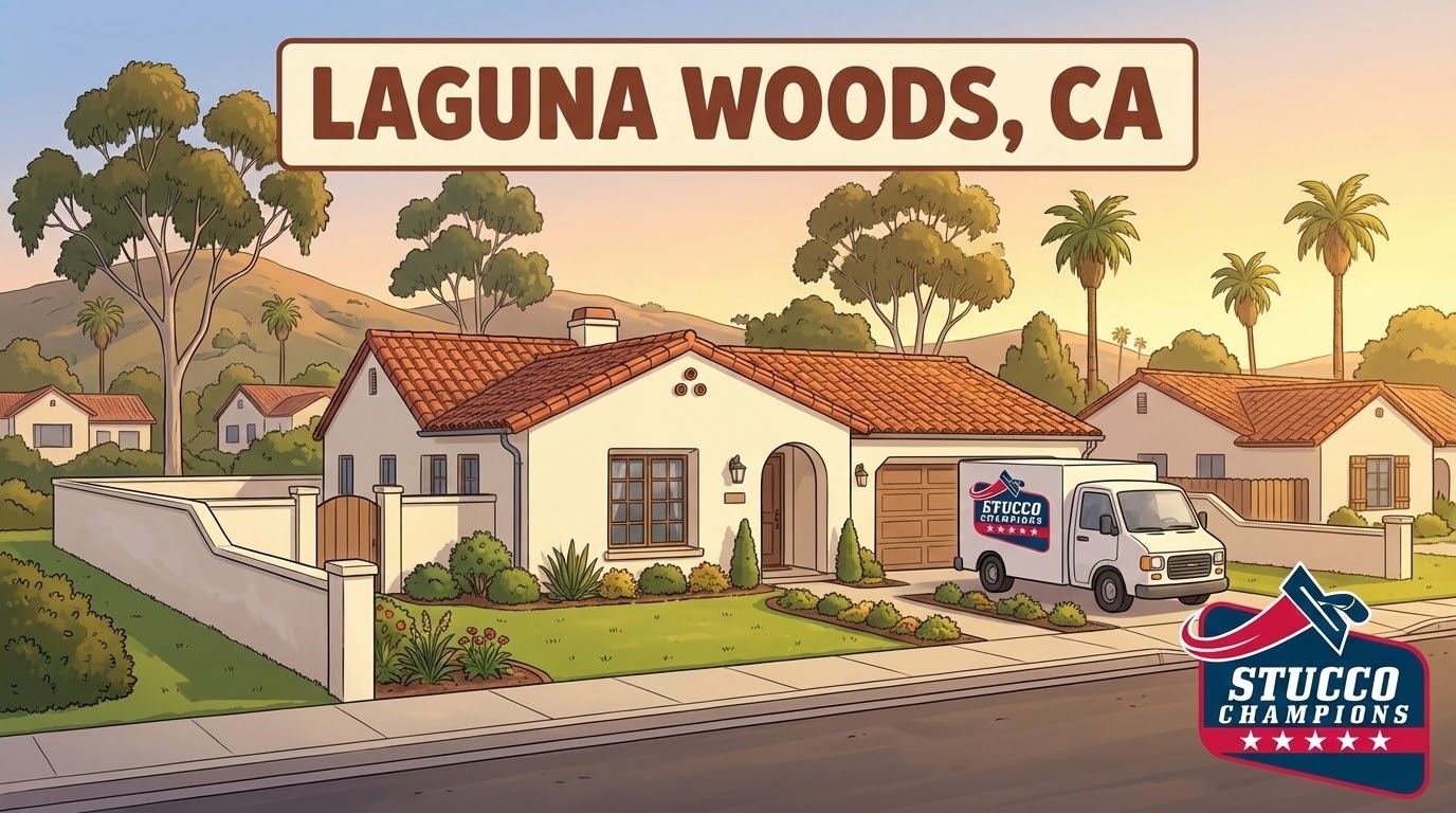 Stucco Repair in Laguna Woods, CA