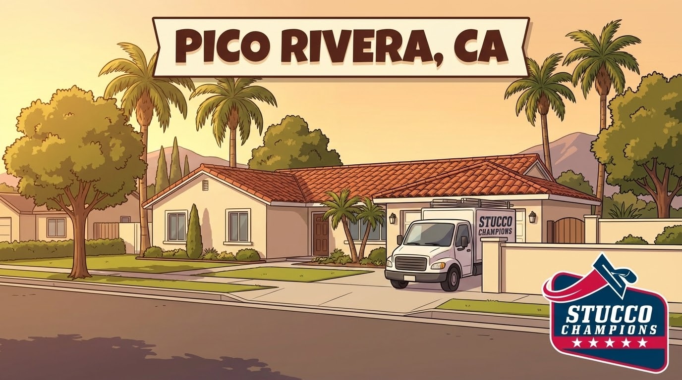 Stucco Repair in Pico Rivera, CA