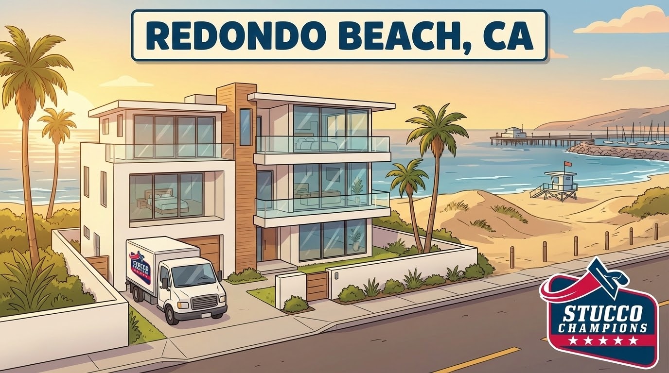 Stucco Repair in Redondo Beach, CA