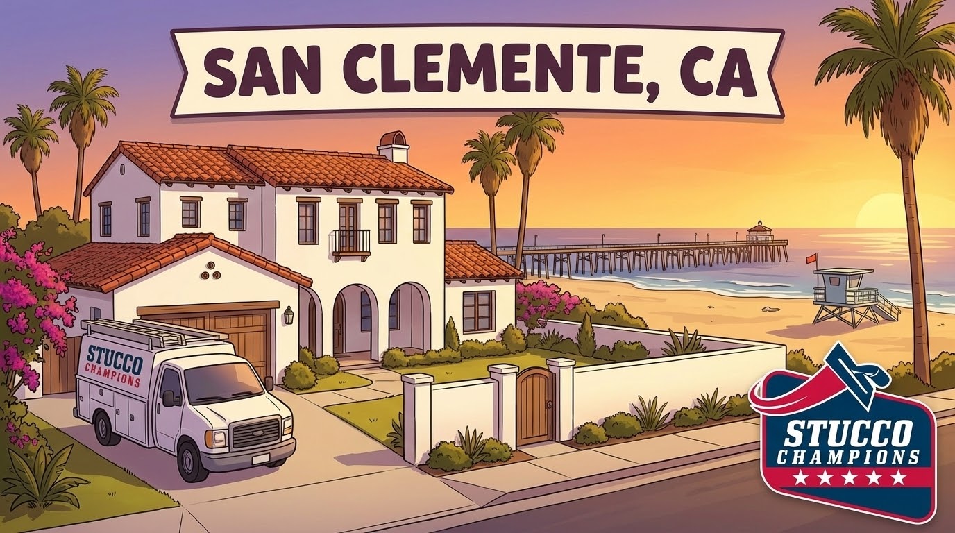 Stucco Repair in San Clemente, CA