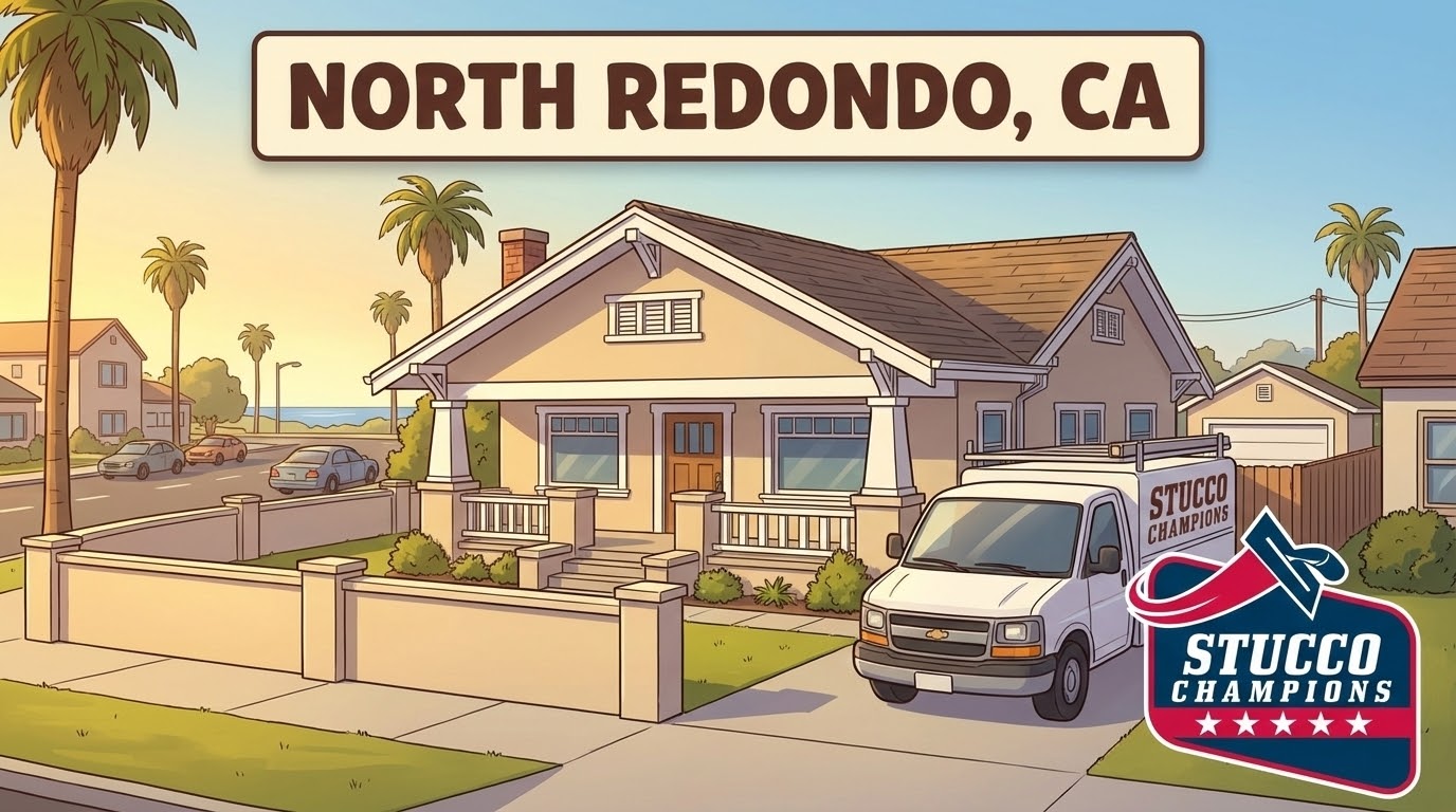 Stucco Repair in North Redondo, CA