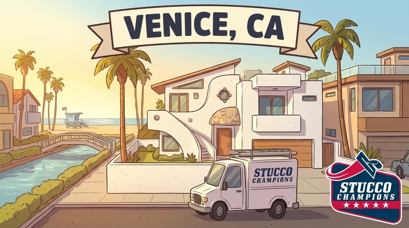 Stucco Repair in Venice, CA